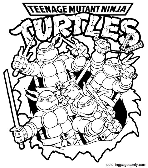 teenage mutant ninja turtles coloring pages|teenage mutant ninja turtle printable.